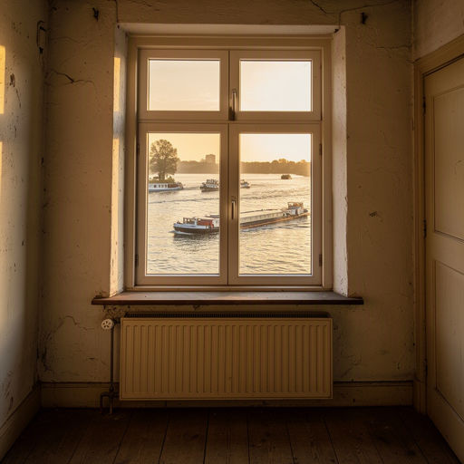Woonkamer in Papendrecht met uitzicht op het water via nieuwe kunststof kozijnen