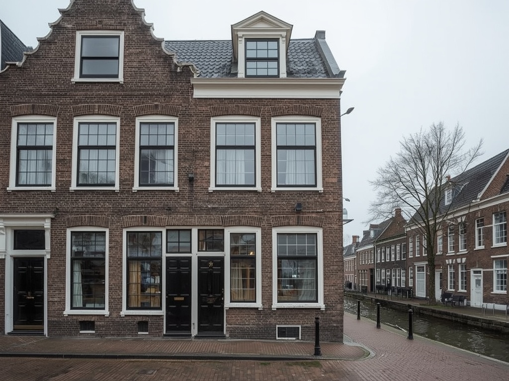 Moderne nieuwbouwwoning in Hendrik-Ido-Ambacht met stijlvolle nieuwe antraciet kunststof kozijnen