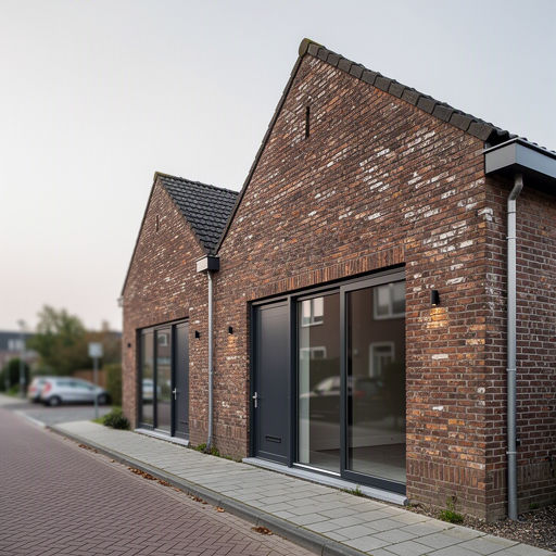 Frisse witte kunststof hefschuifpui met HR++ beglazing in een Dordtse tussenwoning